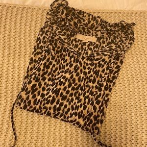 Loft Leopard Blouse